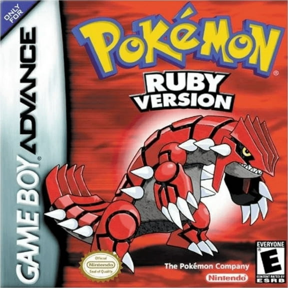 Pokomon Ruby - Game Boy Advance - Game Cartridge