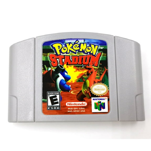 Pokomon Stadium Games Cartridge Card for N64 US Version