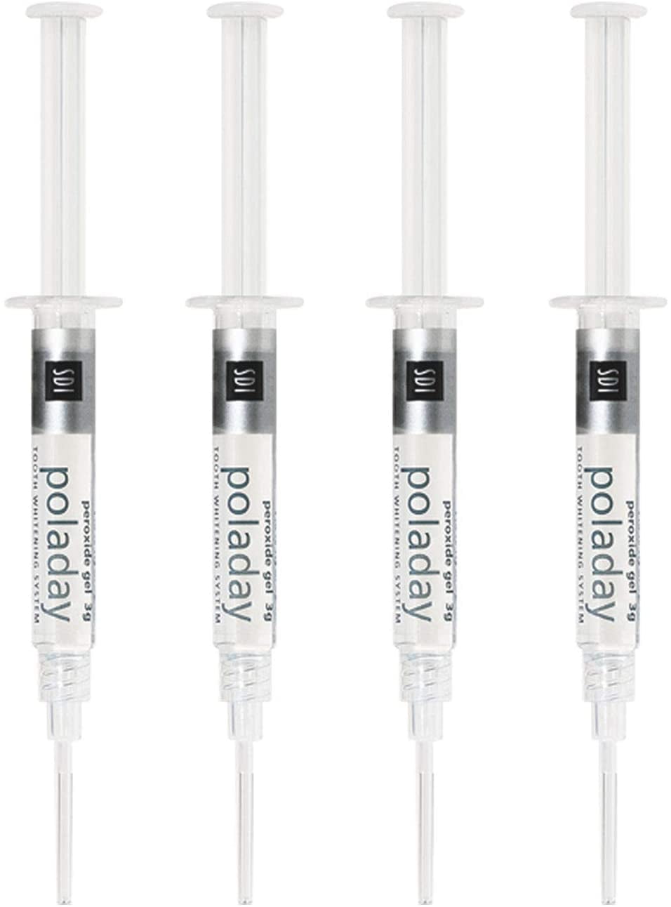 PolaDay Tooth Whitening System 35% Carbamide Peroxide 1.3g 4 syringe pack