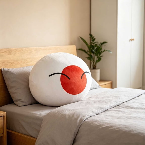 Poland Ball Plush Body Pillow  Realistic Mini Cushion for Home Decor & Comfort, Gift Idea, Soft High-Quality Material, Exquisite Craftsmanship