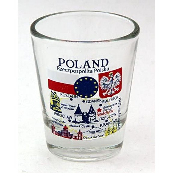 Poland EU Series Landmarks and Icons Shot Glass