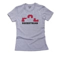 thumbnail image 1 of Poland Equestrian - Olympic Games - Rio - Flag Women's Cotton Grey T-Shirt, 1 of 2