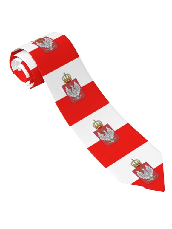 Poland-Flag Tie For Men Funny Neckties Fashion Gentleman Soft Comfortable Ties