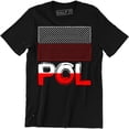 thumbnail image 1 of Poland Font Red White Flag Polska Polish Country Pol Men'S T-Shirt Tee All Size S-5XL, 1 of 4