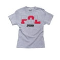 thumbnail image 1 of Poland Judo - Olympic Games - Rio - Flag Girl's Cotton Youth Grey T-Shirt, 1 of 2