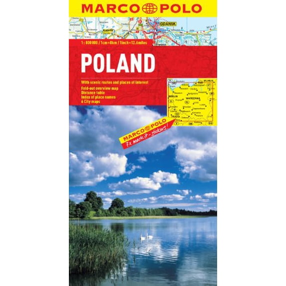 Pre-Owned Poland Marco Polo Map (Marco Polo Maps) Paperback