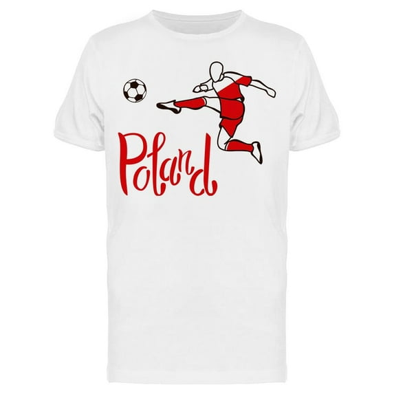 Poland National Football T-Shirt Men -Image by Shutterstock, Male Small