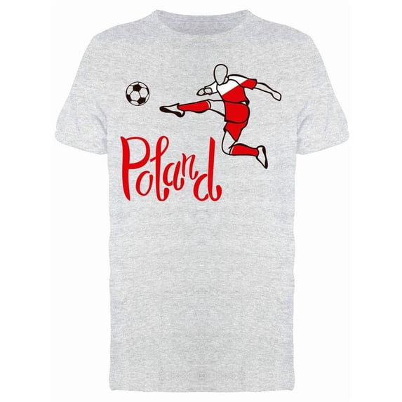 Poland National Football T-Shirt Men -Image by Shutterstock, Male Small