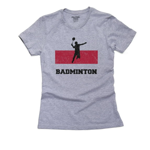 Poland Olympic - Badminton - Flag - Silhouette Women's Cotton Grey T-Shirt