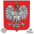 thumbnail image 1 of Poland Polish Eagle Polska - 8" Vinyl Sticker - For Car Laptop I-Pad - Waterproof Decal, 1 of 1
