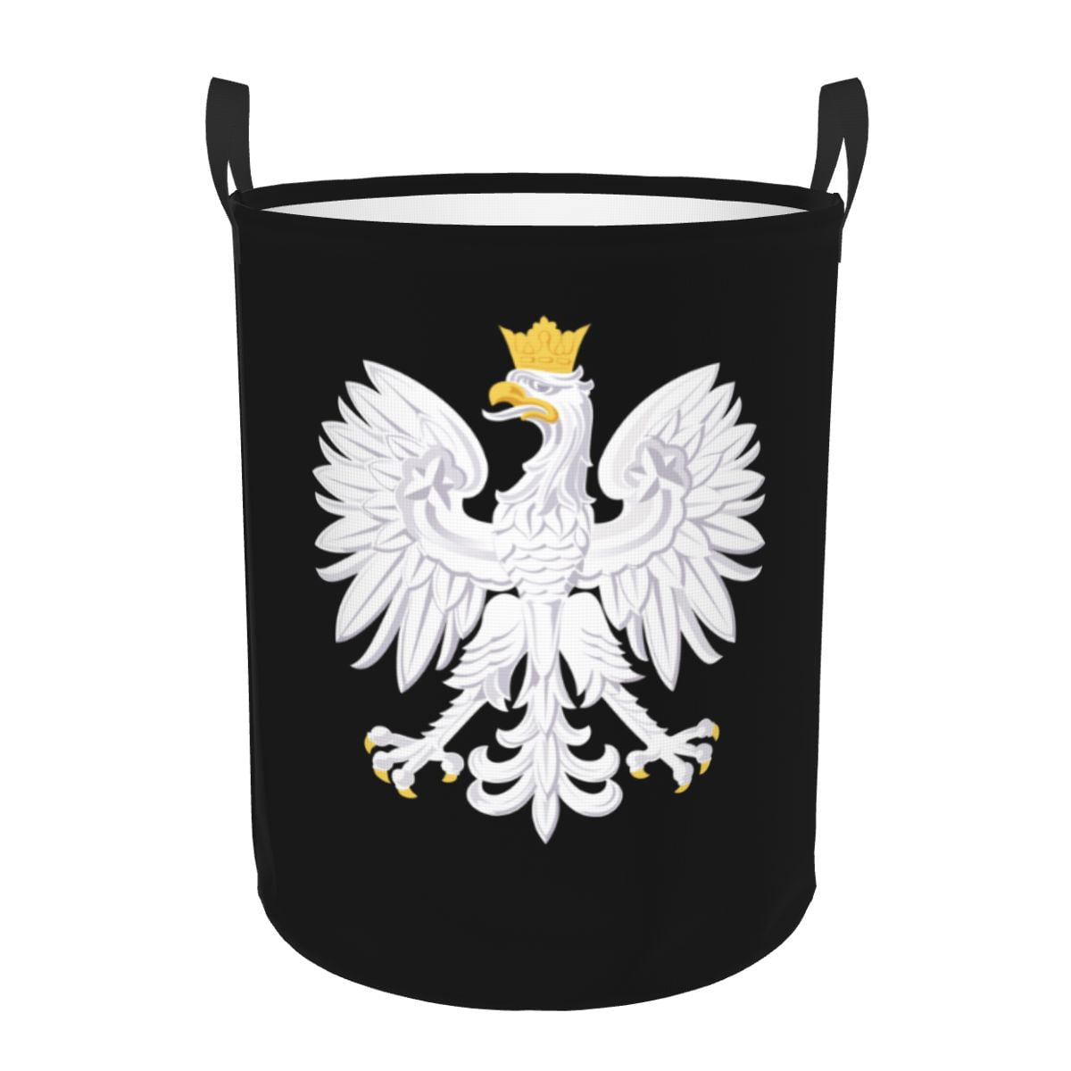 Poland Polish Flag Laundry Basket Collapsible Polska Baby Hamper for Nursery Toys Organizer