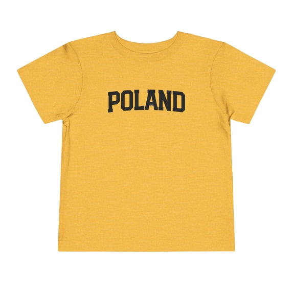Poland Polish Polska Moving Away Toddler Shirt Gifts Boy Girl Size 2T-5T