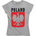 thumbnail image 1 of Poland Polska Polish Football Country Flag Motif Women's T-Shirt, 1 of 4