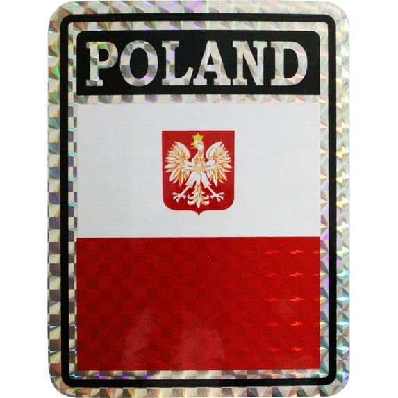 Poland Reflective Decal (Eagle)