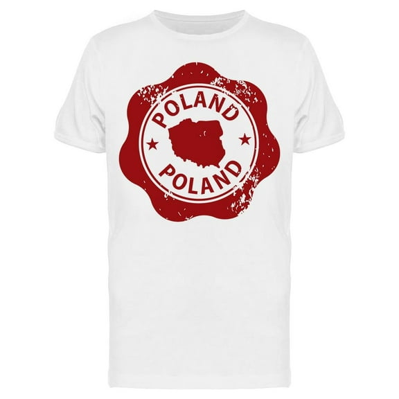 Poland Seal Graphic T-Shirt Men -Image by Shutterstock, Male XX-Large