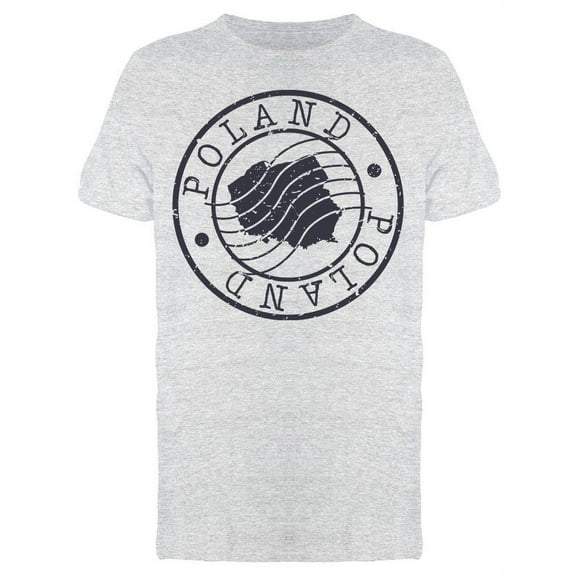 Poland Silhouette Seal T-Shirt Men -Image by Shutterstock, Male Small