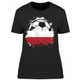 thumbnail image 1 of Poland Soccer Team T-Shirt Women -Image by Shutterstock Women T-Shirt, Female Medium, 1 of 2