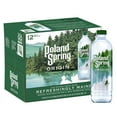 thumbnail image 1 of Poland Spring Origin, 100% Natural Spring Water, 900mL Recycled Plastic Bottle (12 Pack), 1 of 6