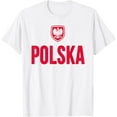 thumbnail image 1 of Poland T-shirt Polska Polish Flag Souvenir Gift Love mens t shirt，white，women，funny，misfits，men，journey，t-shirt, 1 of 4