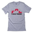 thumbnail image 1 of Poland Table Tennis - Olympic Games - Rio - Flag Men's Grey T-Shirt, 1 of 2