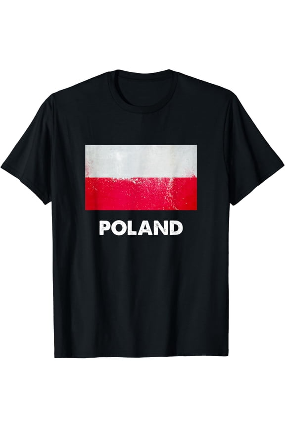 Poland flag mast T-Shirt Poland Flag Pole Shirts