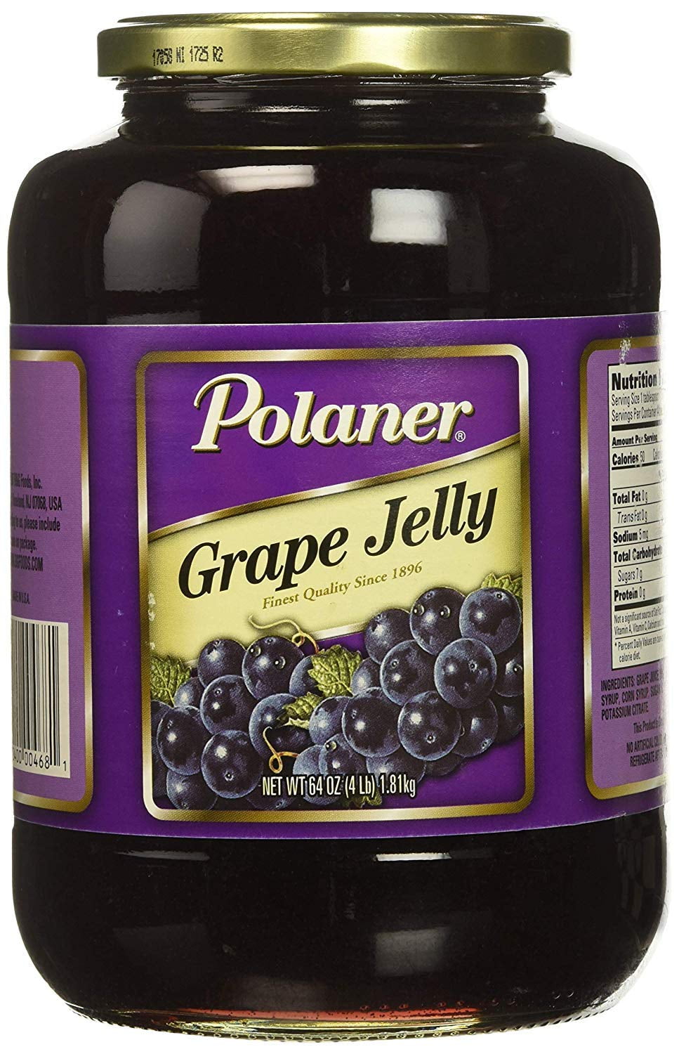 Polaner Institutional Grape Jelly, 64 Ounce