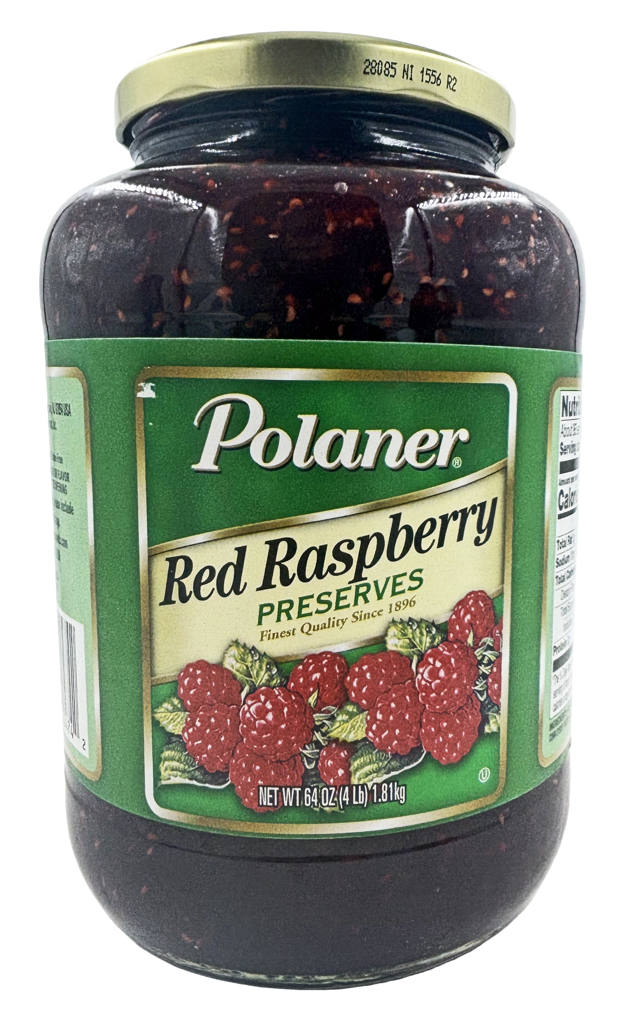 Polaner Red Raspberry Preserves | Kosher | 64 oz.