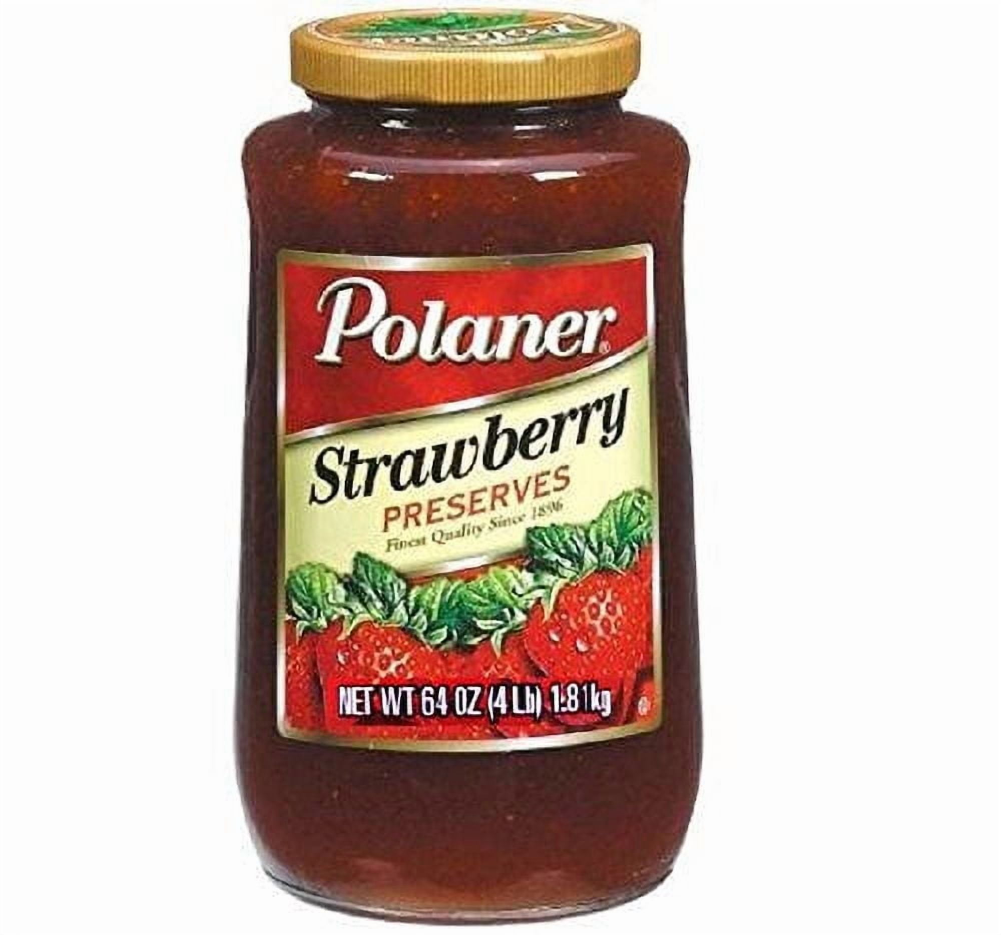 Polaner Strawberry Preserves, 64 oz