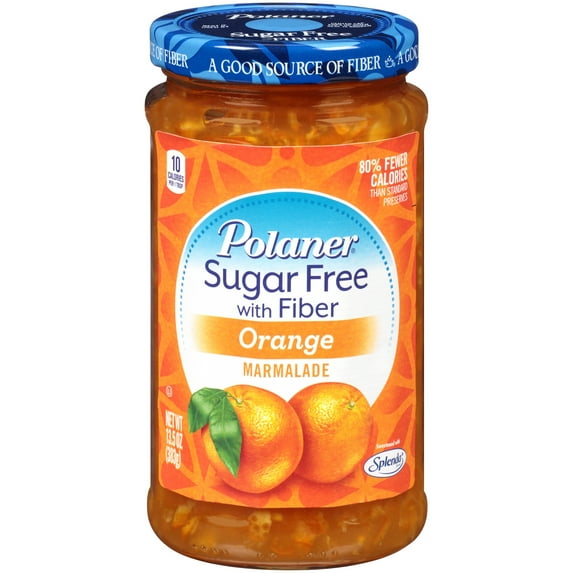 Polaner® Sugar Free with Fiber Orange Marmalade 13.5 oz. Jar