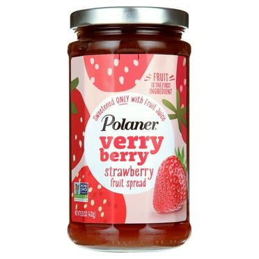 Polaner Verry Berry Strawberry Fruit Spread, 15.25 oz Jar