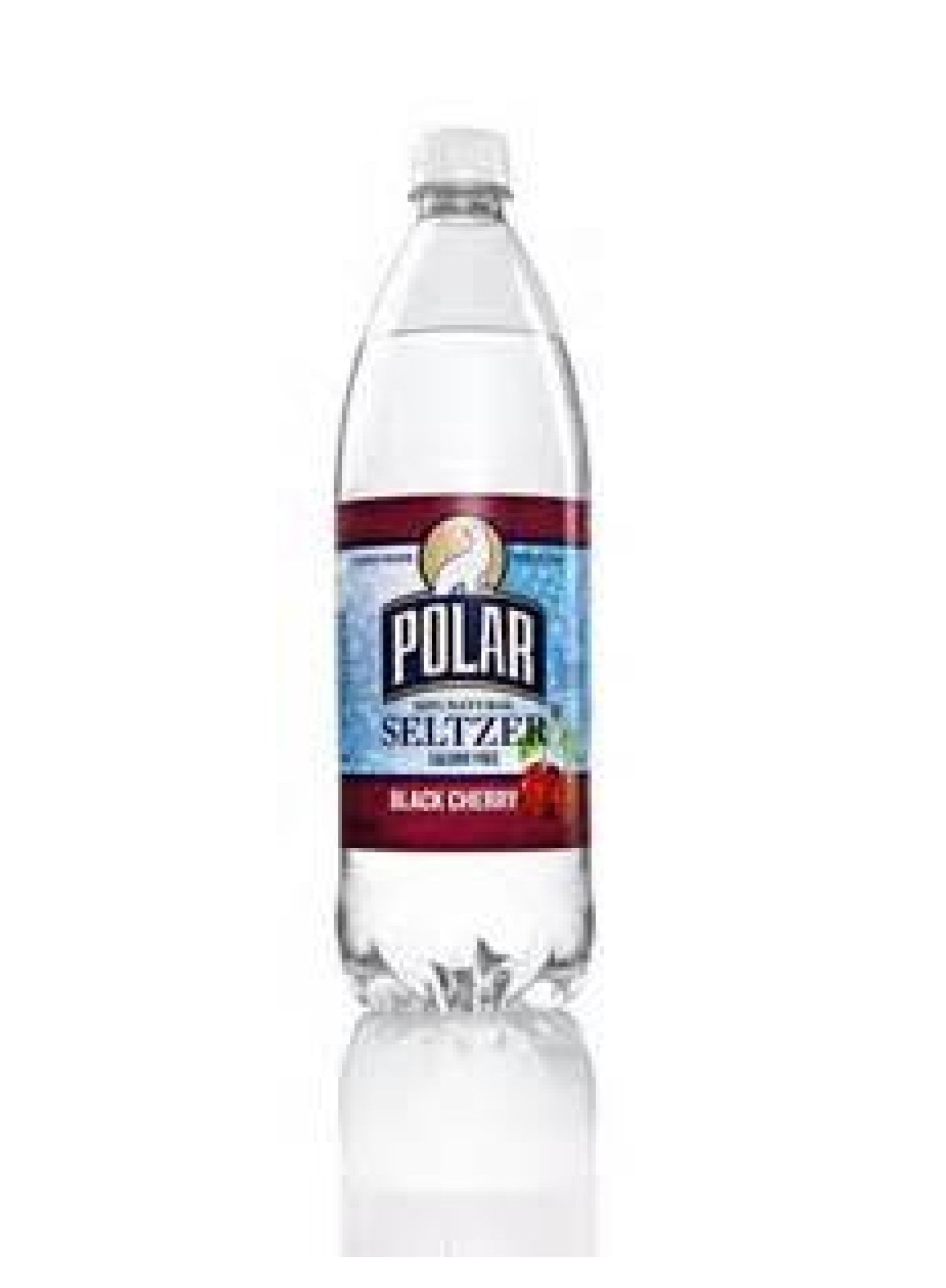 Polar 100 Natural Seltzer Water, Black Cherry, 33.8 Fl Oz. (Pack of 6