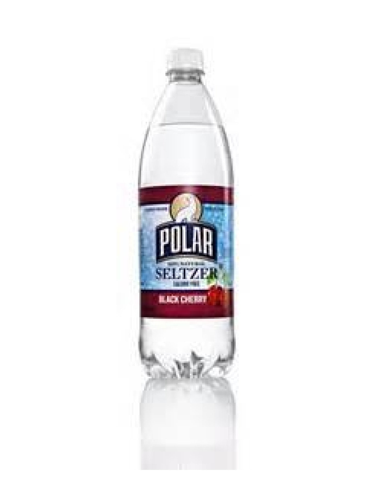 Polar 100 Natural Seltzer Water, Black Cherry, 33.8 Fl Oz. (Pack of 6
