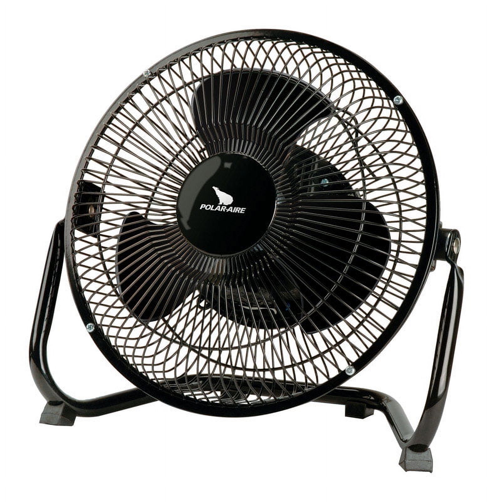 Polar-Aire Fans 8" 3 Speed Table Fans With VF-8PB, Black - image 1 of 2