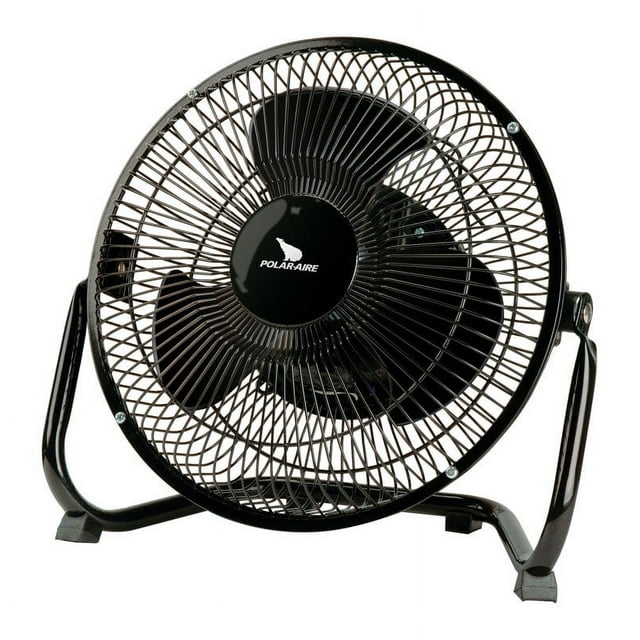 Polar-Aire Fans 8" 3 Speed Table Fans With VF-8PB, Black