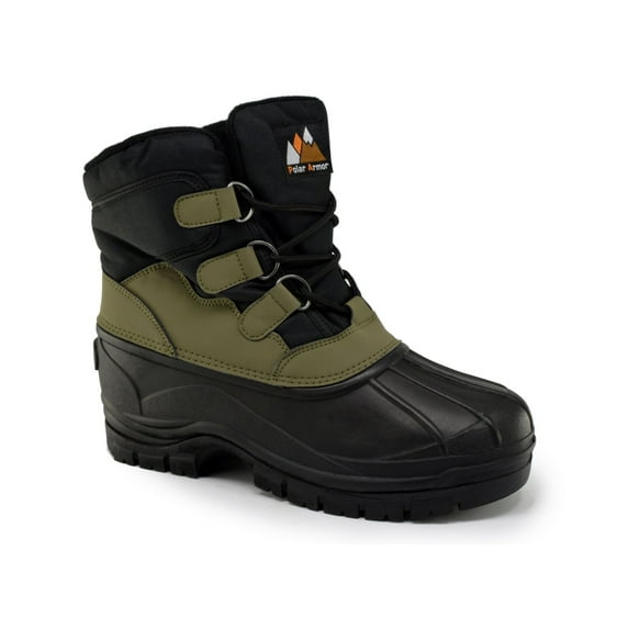 Polar Armor Men's All-Weather Snow Boots with Waterproof Shell