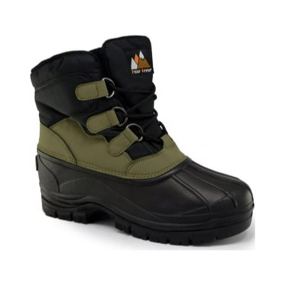 Polar Armor Men's All-Weather Snow Boots with Waterproof Shell