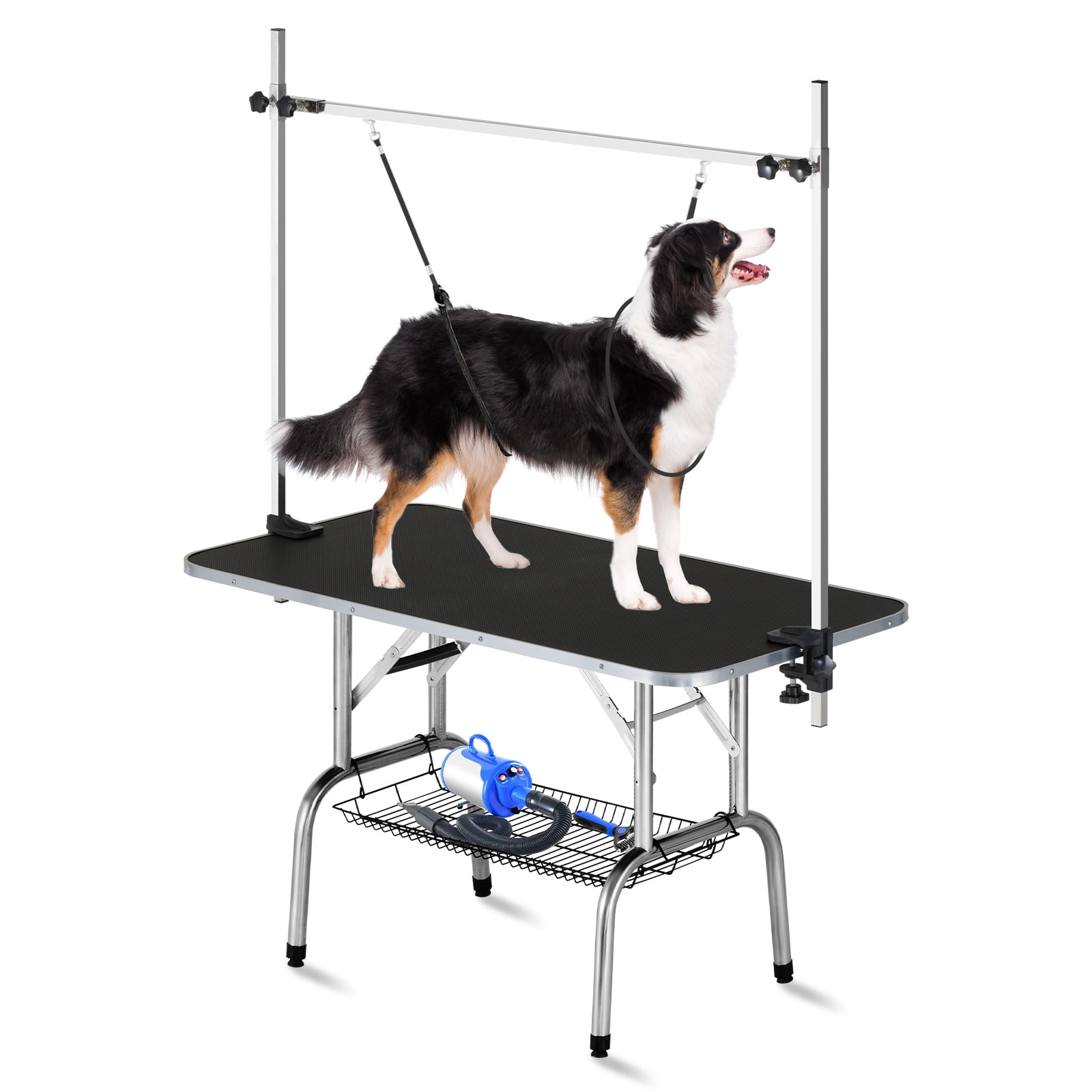 Polar Aurora 46'' Pet Dog Grooming table,Adjustable Height Heavy Duty