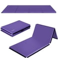 thumbnail image 1 of Polar Aurora Gymnastics Mat 3.87'x9.57'x2" Floding Interlocking Gymnastics Mats with Carrying Handles Thick Gym Mat(Violet), 1 of 8