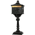 thumbnail image 1 of Betisef Mailbox Cast Aluminum Black Mail Box Postal Box Security Heavy Duty New, 1 of 9