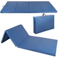 thumbnail image 1 of BETISEF 4'x8'x2'' Multipe Colors Thick Gymnastics Mat,Folding Gym Exercise Mats,Stretching Fitness Yoga Mat（Blue）, 1 of 7