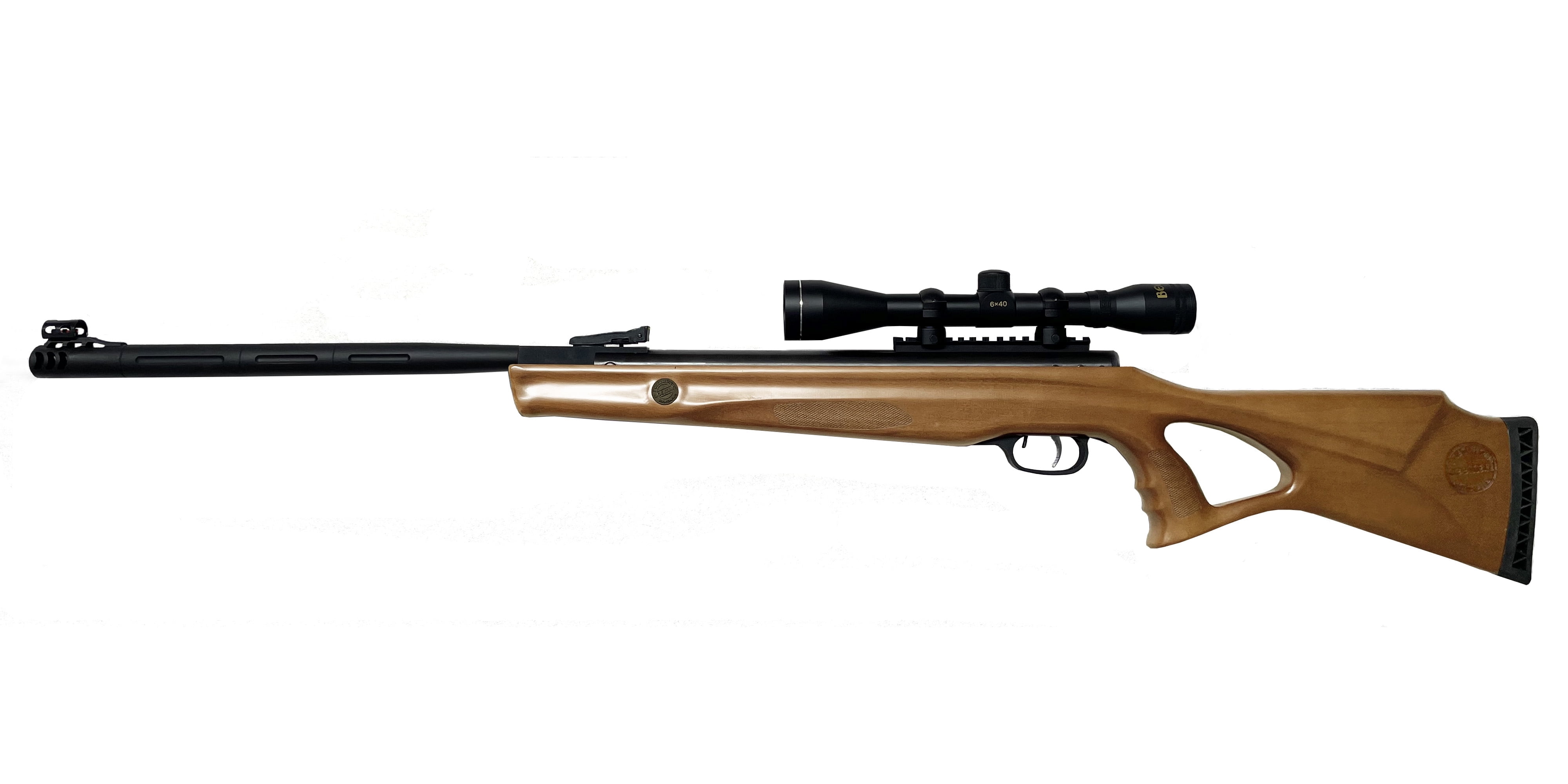 Beeman  10620 Polar Bear .177 Air Rifle Combo with Wood Stock and 6 x 40 Scope