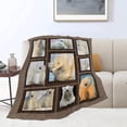 thumbnail image 1 of Polar Bear Blanket Cute Funny Bear Winter Throw Blankets for Couch Sofa Bed Stuff Decor Soft Cozy Fleece Plush Warm Flannel Bedding Blanket Gifts for Baby Boys Girls Kids Women Adults Lover 60"x80", 1 of 6