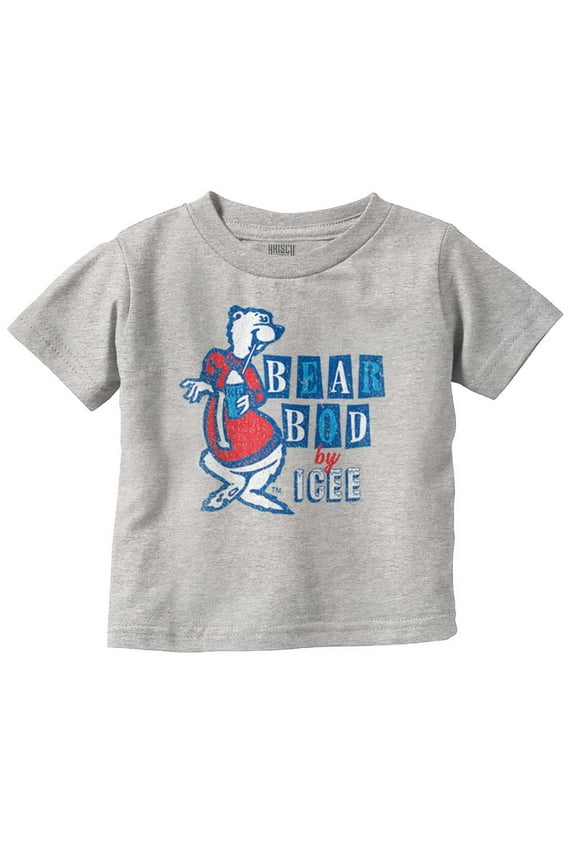 Polar Bear Bod By Icee Retro Logo Toddler Boy Girl T Shirt Infant Toddler Brisco Brands 12M