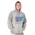 thumbnail image 1 of Polar Bear Bod By Icee Retro Logo Zip Up Hoodie Men's Women's Brisco Brands S, 1 of 6