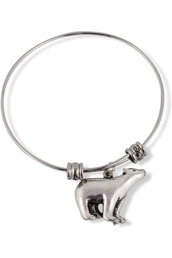 Polar Bear Bracelet | Fancy Charm Bangle
