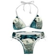 thumbnail image 1 of Polar Bear Detachable Sponge Adjustable Strap Bikini Set Two-Pack - Ideal for Beach & Pool Parties, 1 of 6