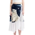 thumbnail image 1 of Polar Bear Elegant Chiffon Beach Dress with Polyester Straps - for Your Sunny Day at the Beach, 1 of 6