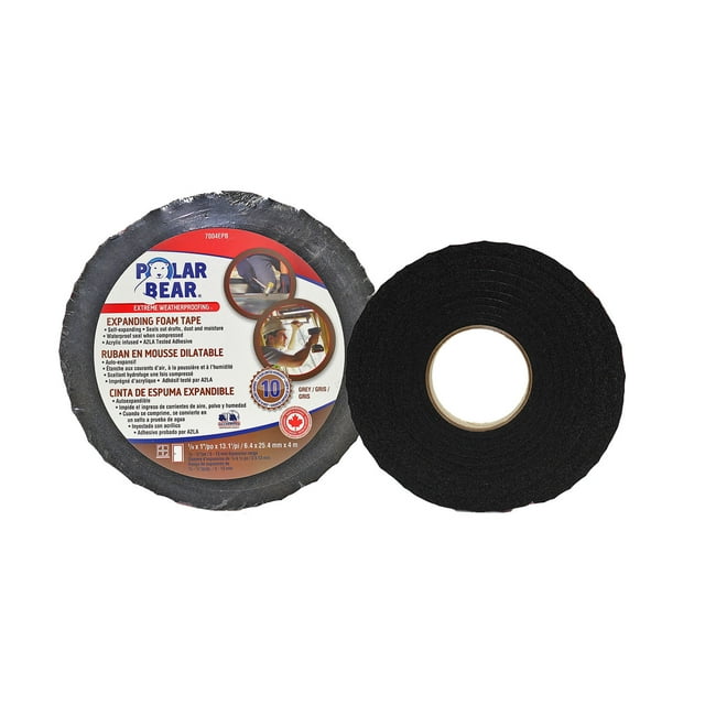 Polar Bear Expanding Insulating Foam Tape for doors and windows