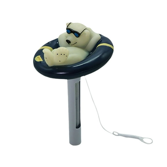 Polar Bear Floating Pool 20ml Accurate Temperature Measurement for Swimming Pools and Spas