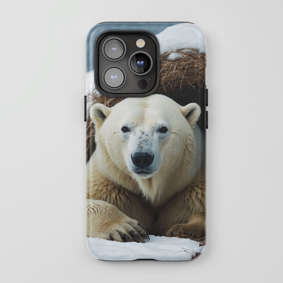 Polar Bear For All iPhone Series Tough Phone Case Nature